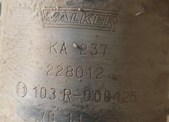 WalkerWalkerKA 237Katalik dönüştürücüler