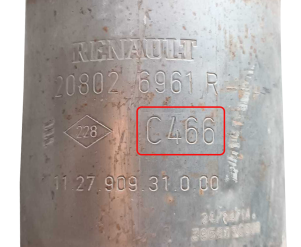 Renault-C 466Catalisadores